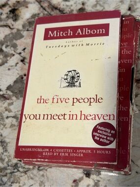 The Five People You Meet in Heaven by Mitch Albom Audiobook Cassette Tapes